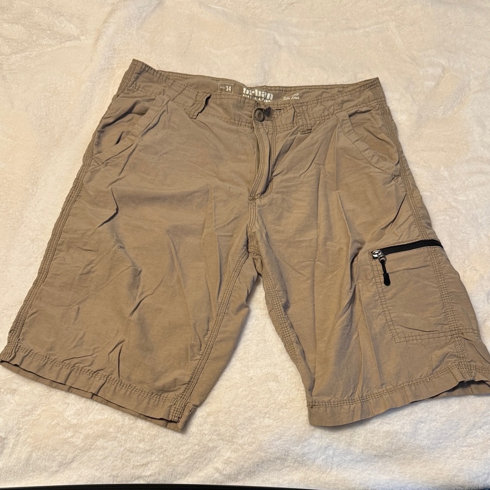 3 for $10 Men's Urban Pipeline Tan Cargo Shorts